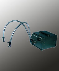 Fiber optic illuminator with fiber optic double pipe guide(5410+5810)